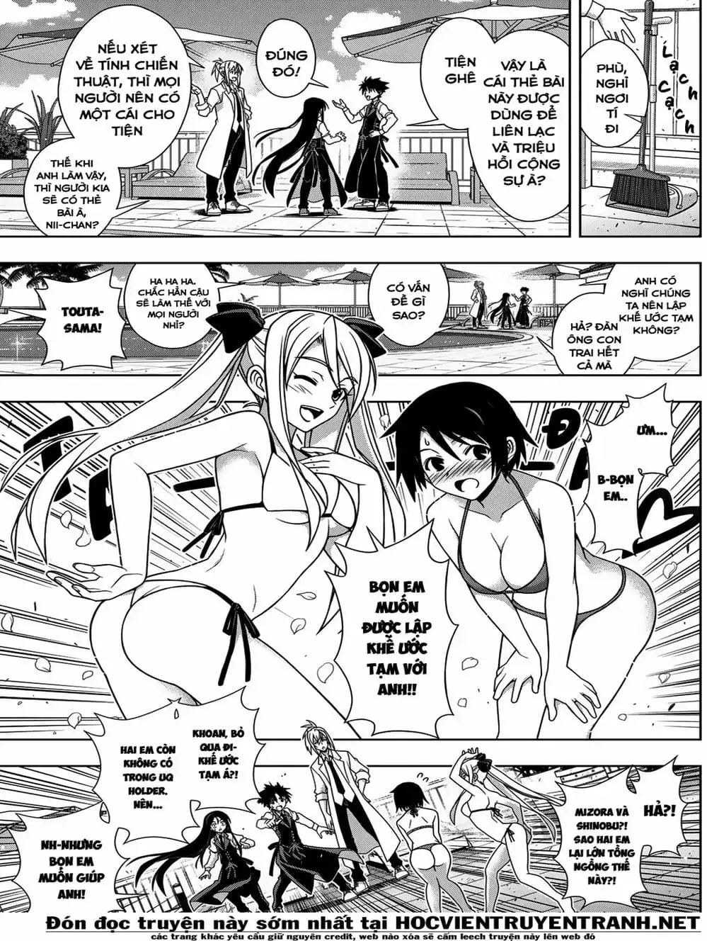 Truyện Tranh Lựa Chọn Phân Kỳ - Uq Holder! trang 9