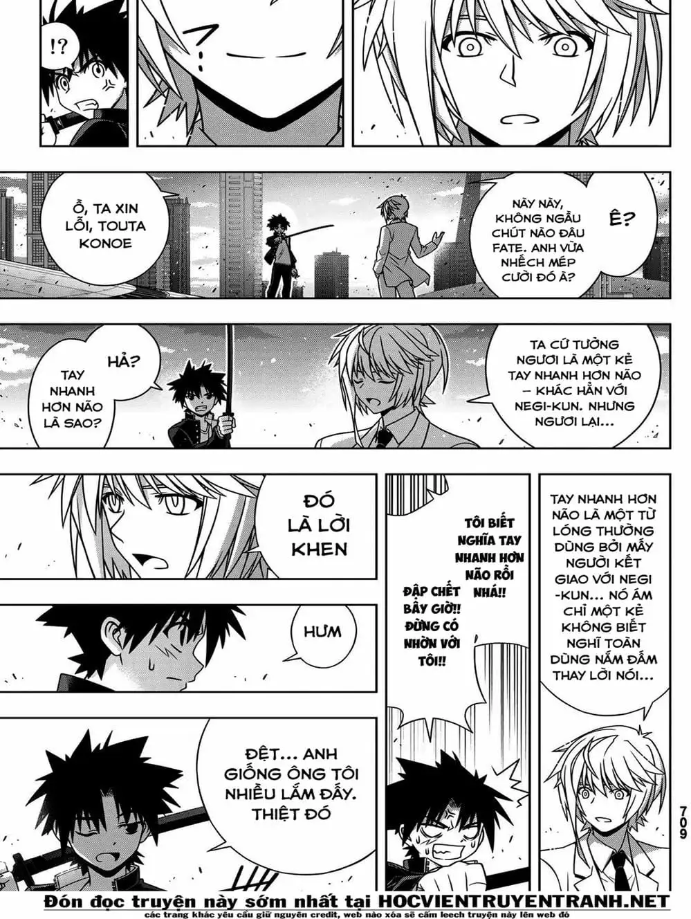 Truyện Tranh Lựa Chọn Phân Kỳ - Uq Holder! trang 9