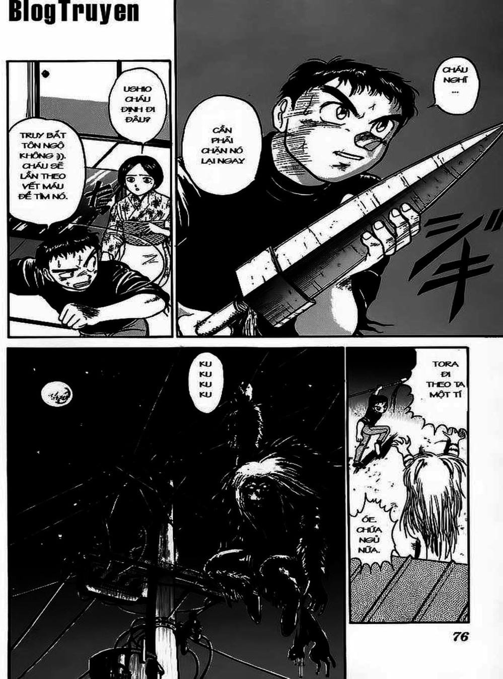 Truyện Tranh Cậu Bé Thần Giáo - Ushio And Tora trang 5