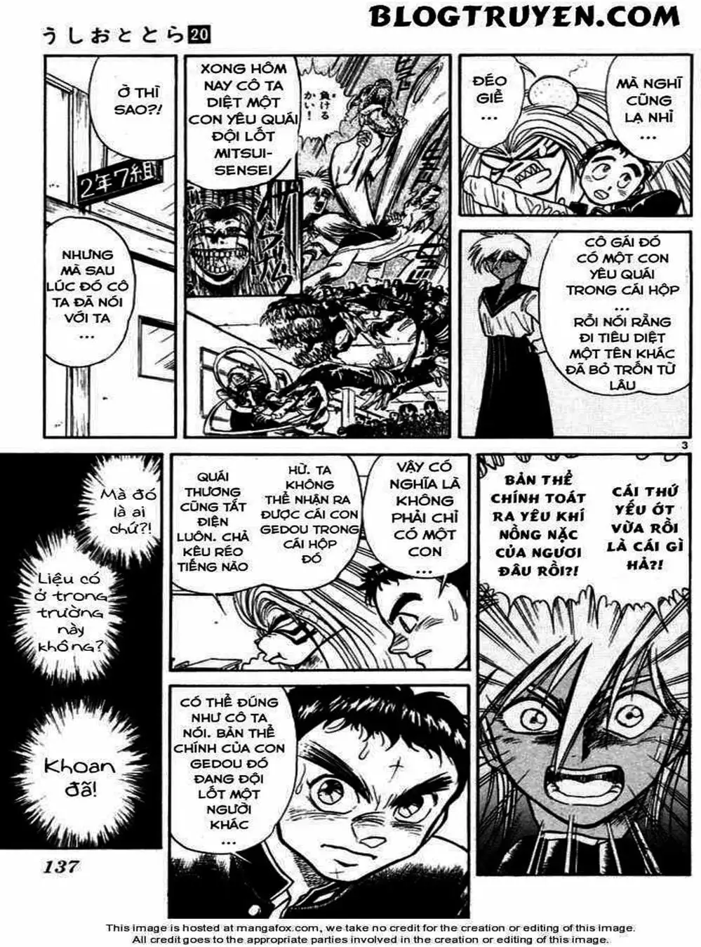 Truyện Tranh Cậu Bé Thần Giáo - Ushio And Tora trang 5
