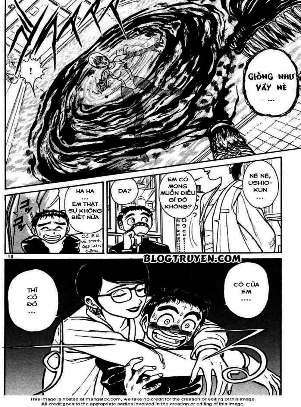 Truyện Tranh Cậu Bé Thần Giáo - Ushio And Tora trang 5