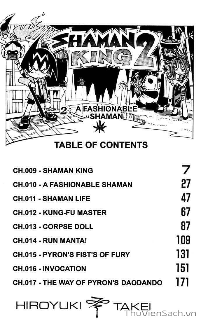 Truyện Tranh Vua Pháp Thuật - Shaman King trang 5