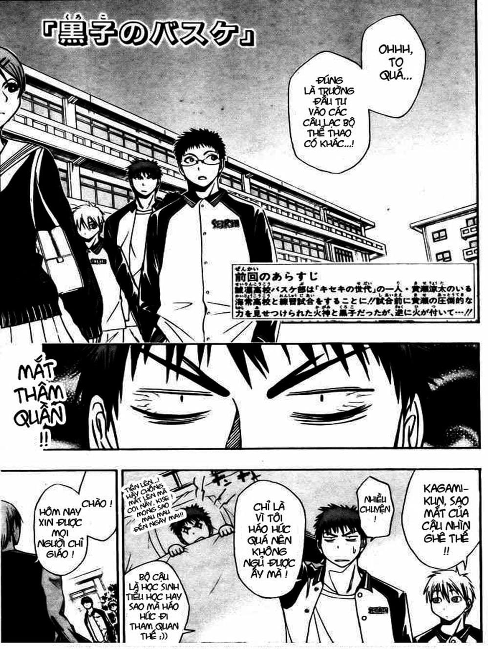 Truyện Tranh Vua Bóng Rổ - Kuroko’s Basketball trang 3