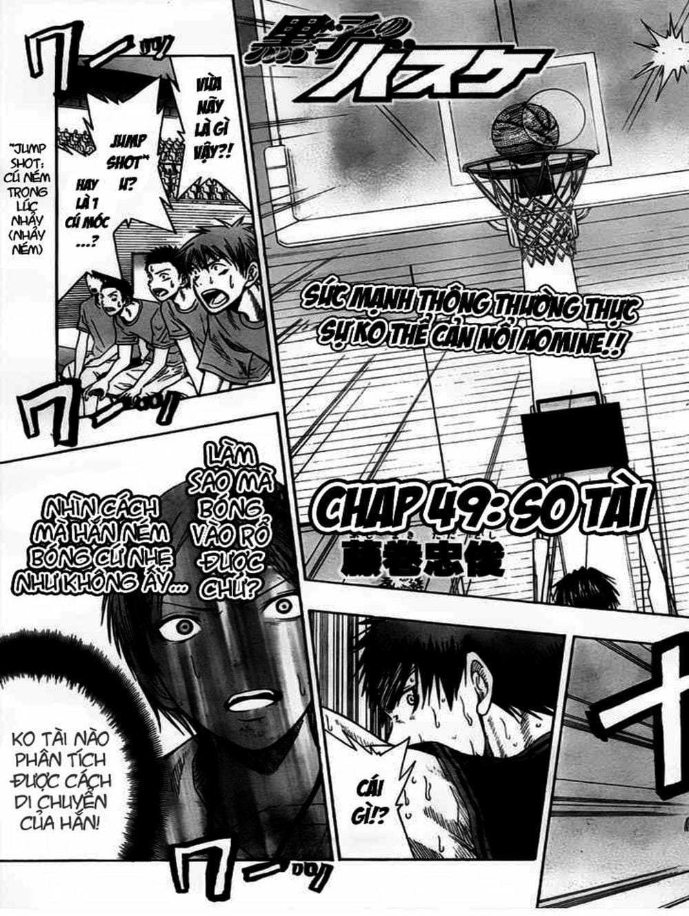 Truyện Tranh Vua Bóng Rổ - Kuroko’s Basketball trang 3