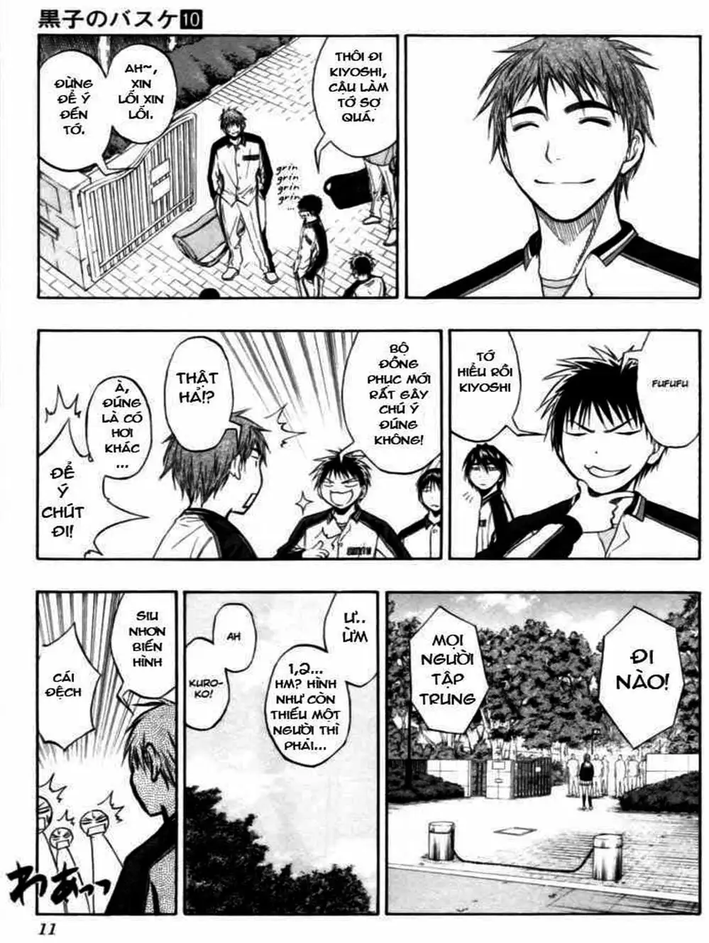 Truyện Tranh Vua Bóng Rổ - Kuroko’s Basketball trang 3