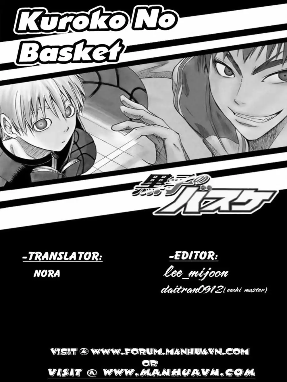 Truyện Tranh Vua Bóng Rổ - Kuroko’s Basketball trang 3