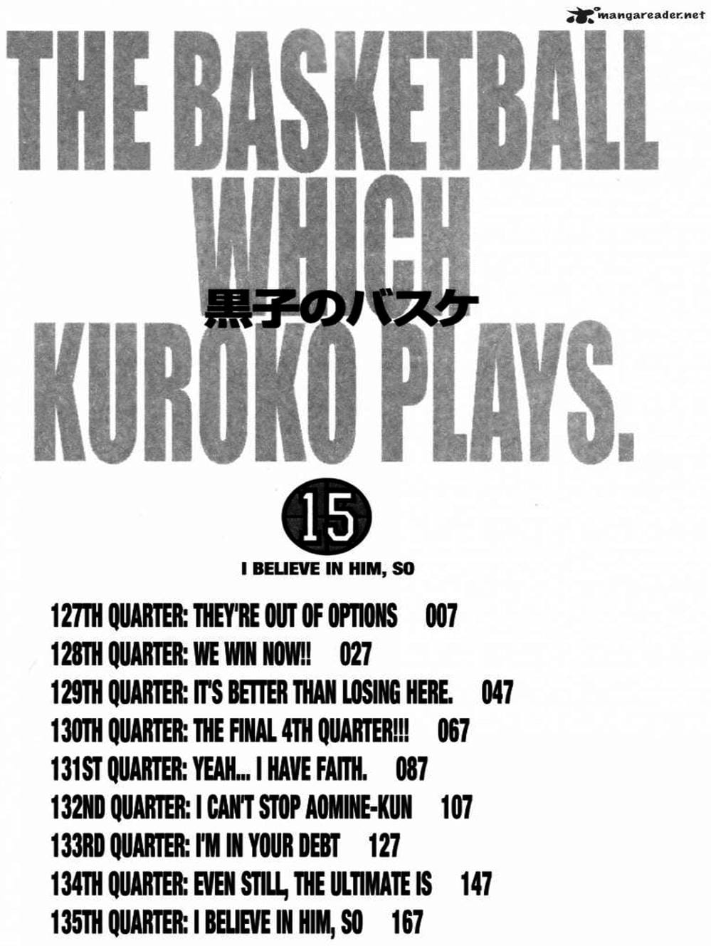 Truyện Tranh Vua Bóng Rổ - Kuroko’s Basketball trang 3