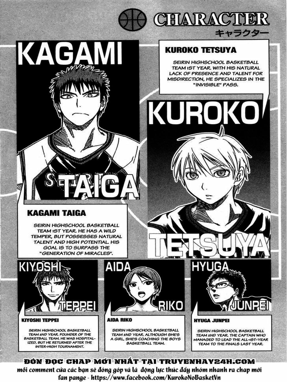 Truyện Tranh Vua Bóng Rổ - Kuroko’s Basketball trang 3