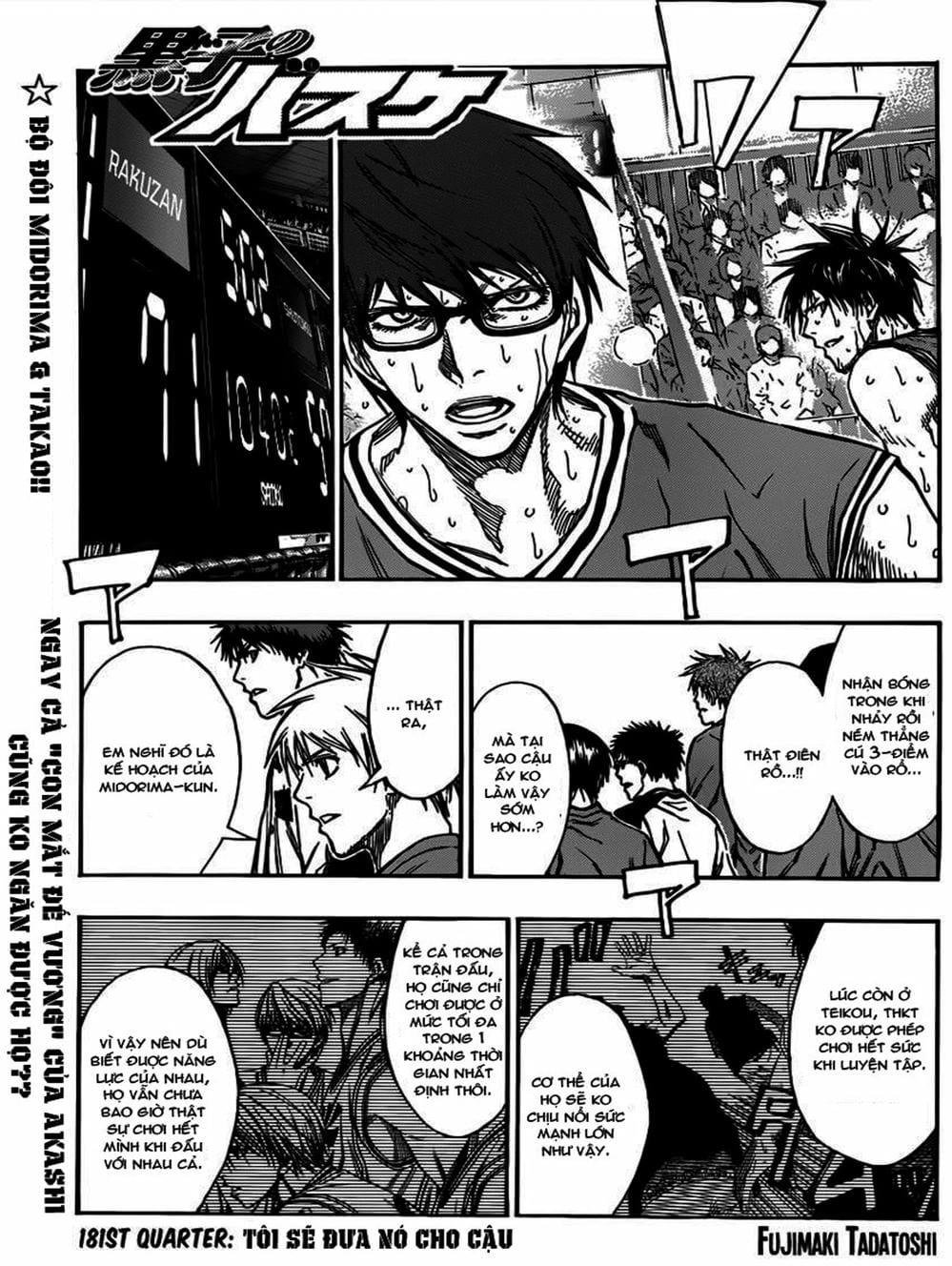 Truyện Tranh Vua Bóng Rổ - Kuroko’s Basketball trang 3