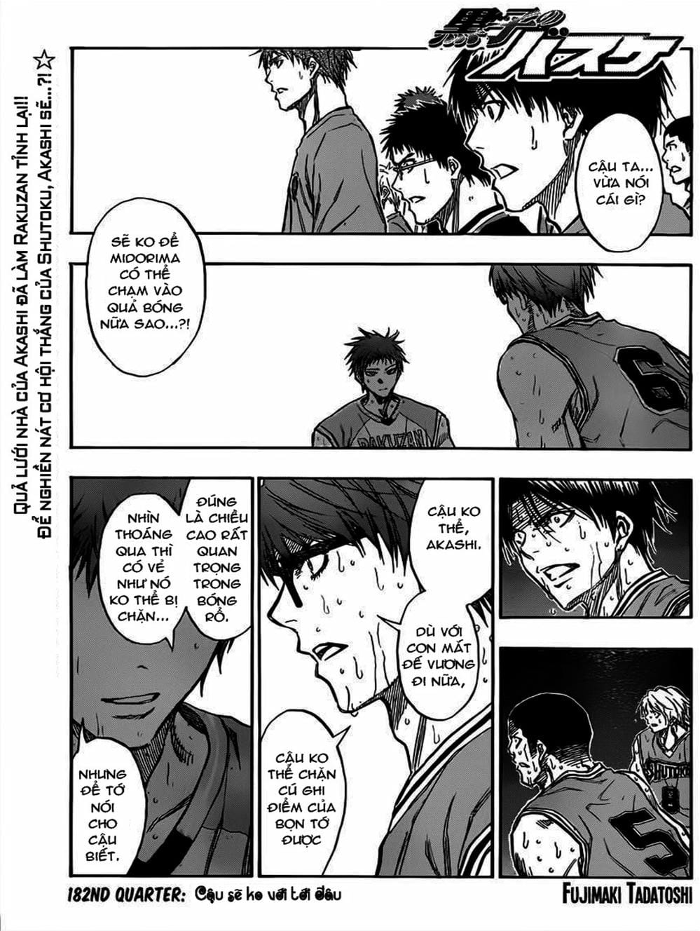 Truyện Tranh Vua Bóng Rổ - Kuroko’s Basketball trang 3