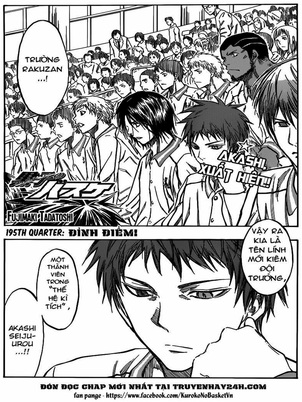 Truyện Tranh Vua Bóng Rổ - Kuroko’s Basketball trang 3