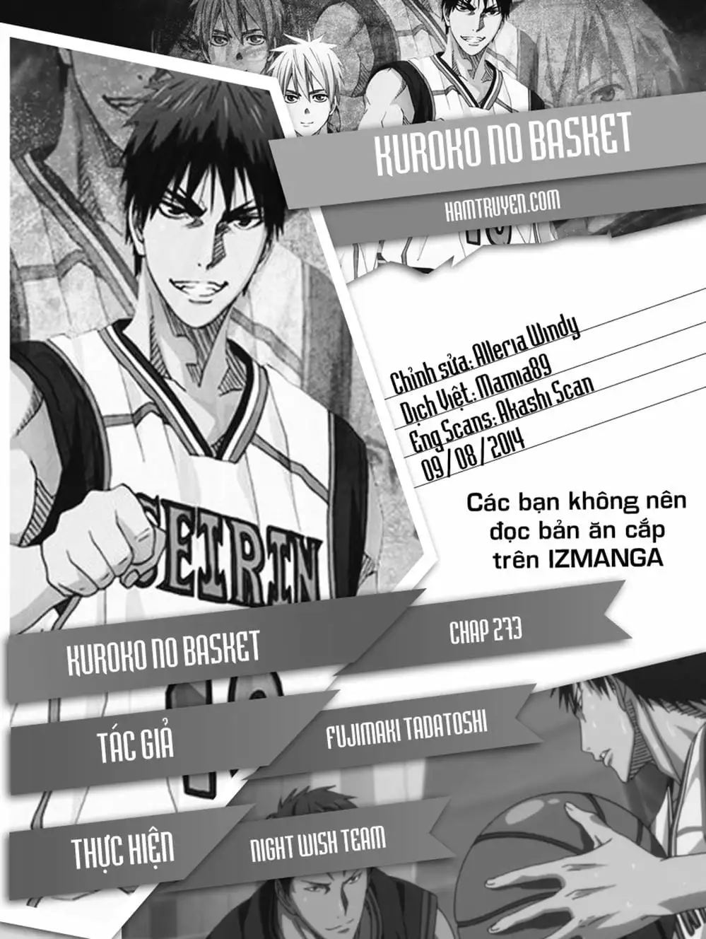 Truyện Tranh Vua Bóng Rổ - Kuroko’s Basketball trang 3