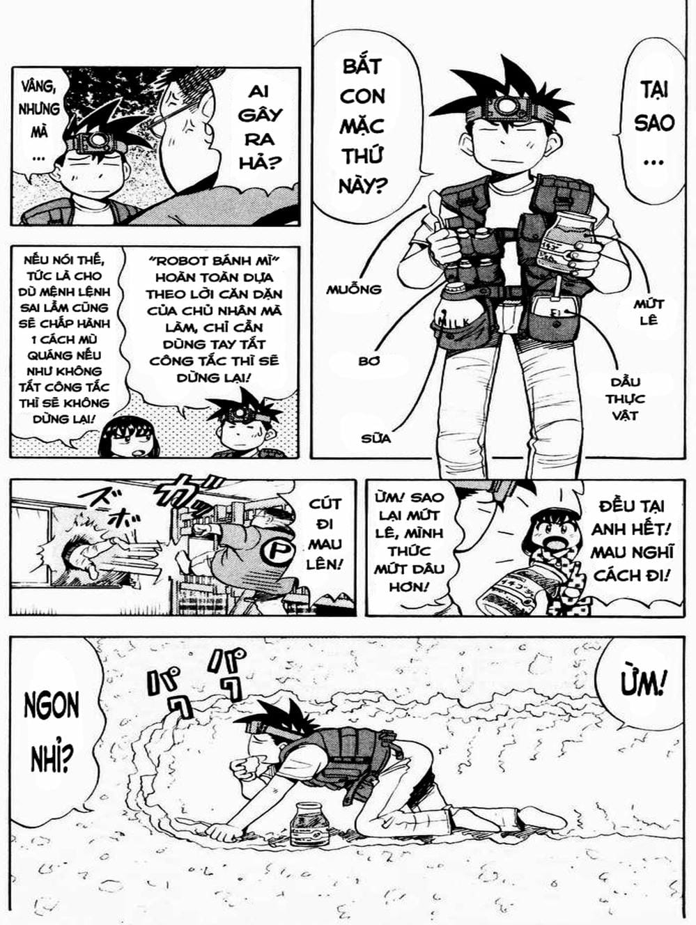Truyện Tranh Vua Sáng Chế - Jibaku Kun trang 5