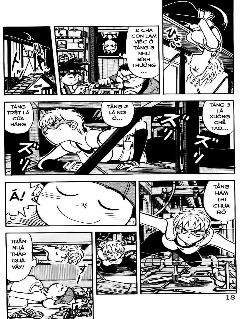 Truyện Tranh Vua Sáng Chế - Jibaku Kun trang 5