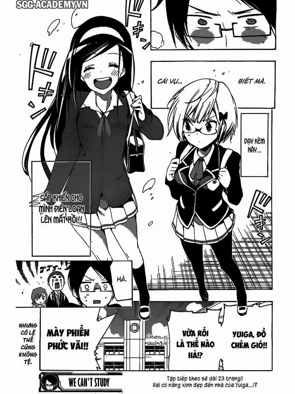Truyện Tranh Chúng Mình Không Học Nổi - We Can’t Study trang 4