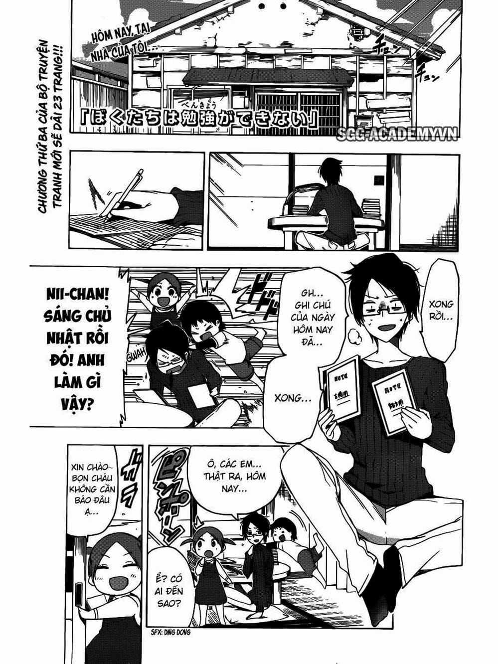 Truyện Tranh Chúng Mình Không Học Nổi - We Can’t Study trang 4