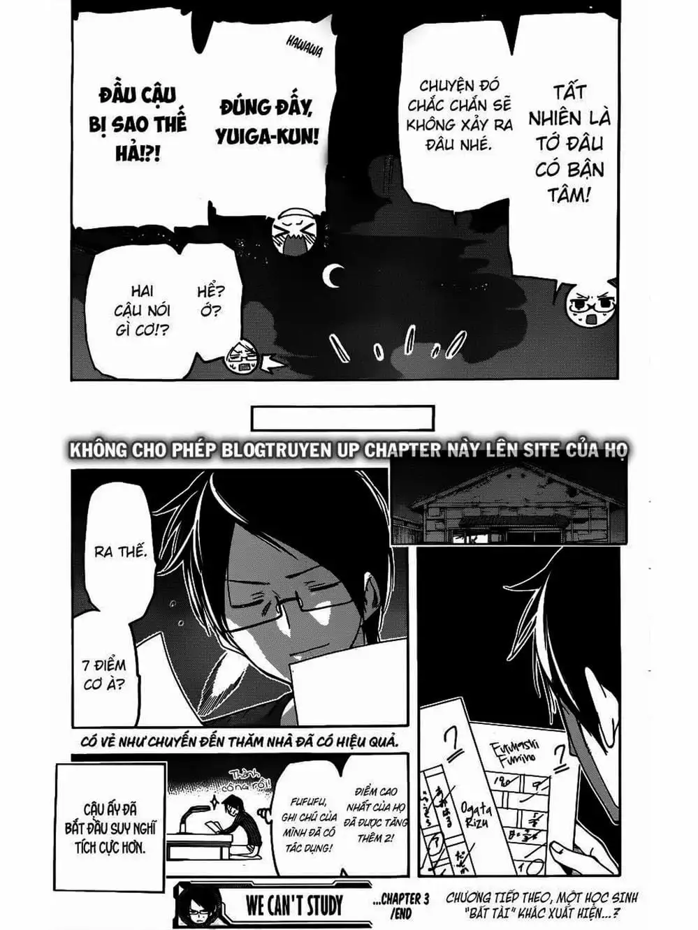 Truyện Tranh Chúng Mình Không Học Nổi - We Can’t Study trang 4