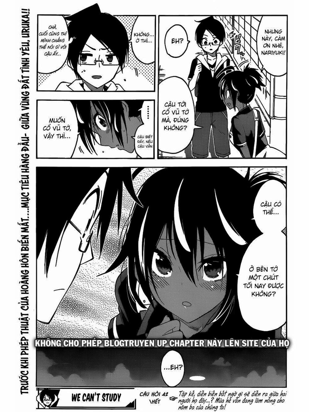 Truyện Tranh Chúng Mình Không Học Nổi - We Can’t Study trang 4