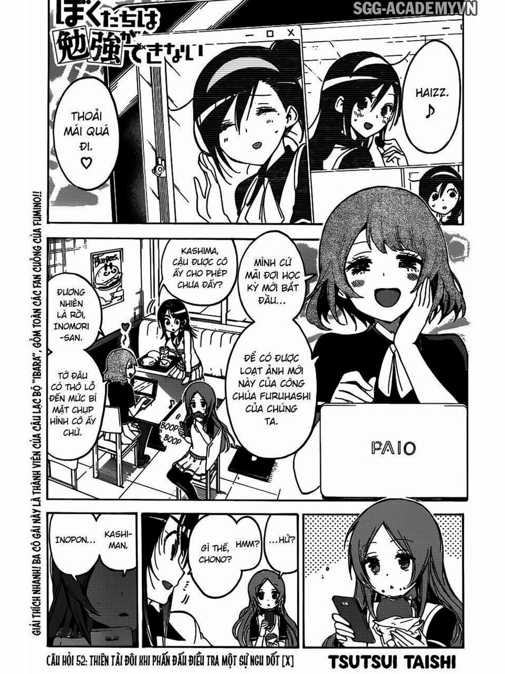 Truyện Tranh Chúng Mình Không Học Nổi - We Can’t Study trang 4