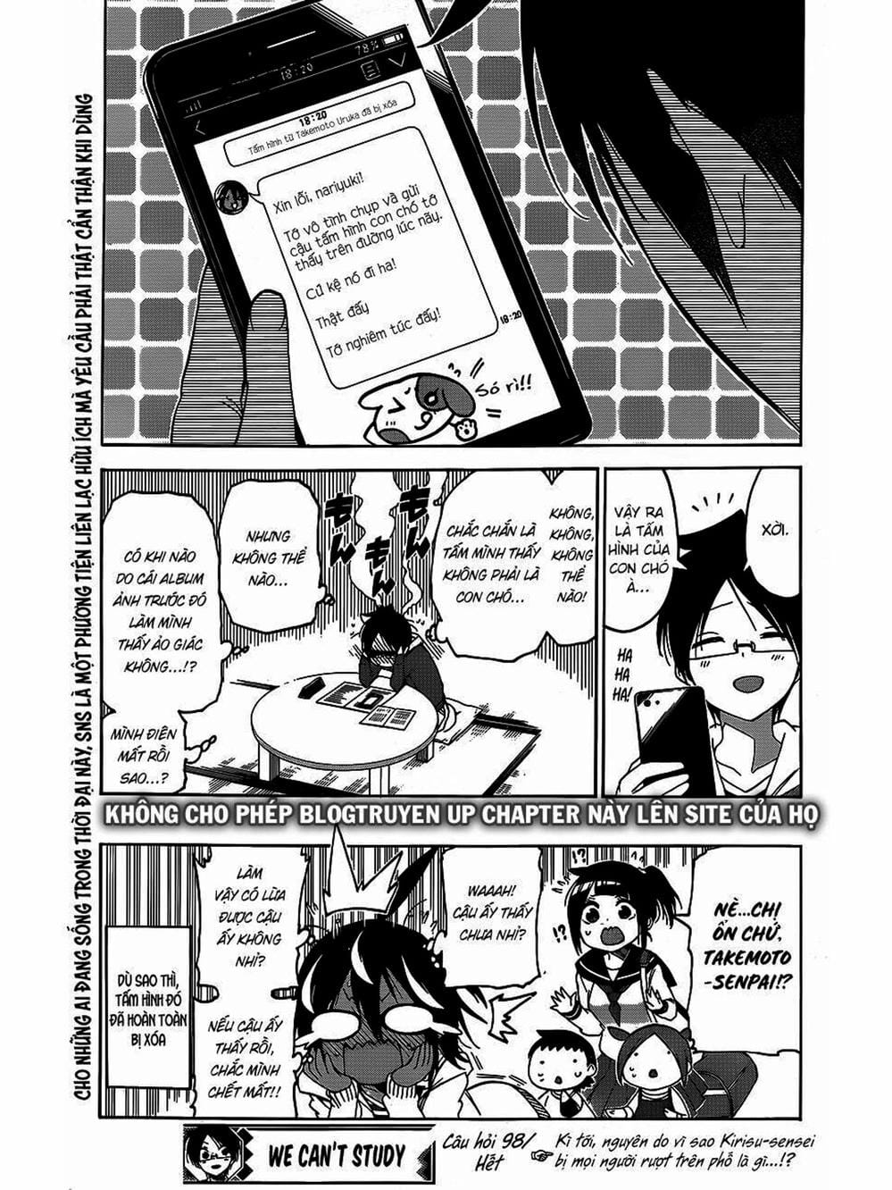 Truyện Tranh Chúng Mình Không Học Nổi - We Can’t Study trang 4