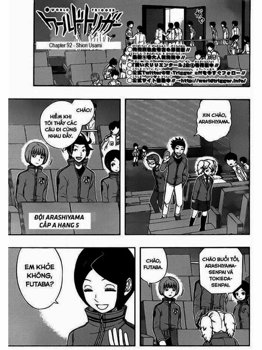 Truyện Tranh Kỷ Nguyên Trigger - World Trigger trang 7