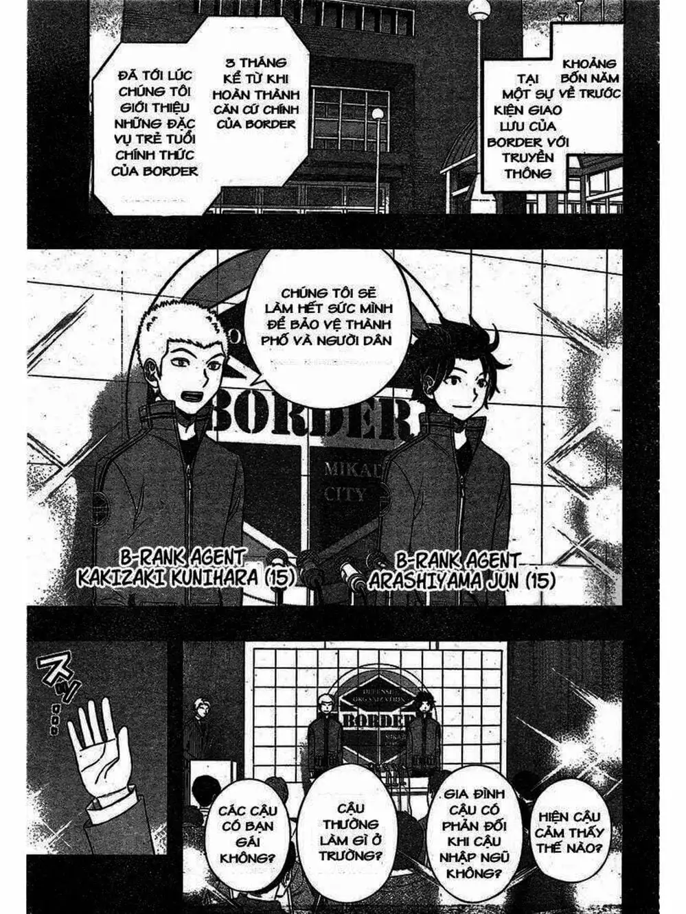 Truyện Tranh Kỷ Nguyên Trigger - World Trigger trang 7