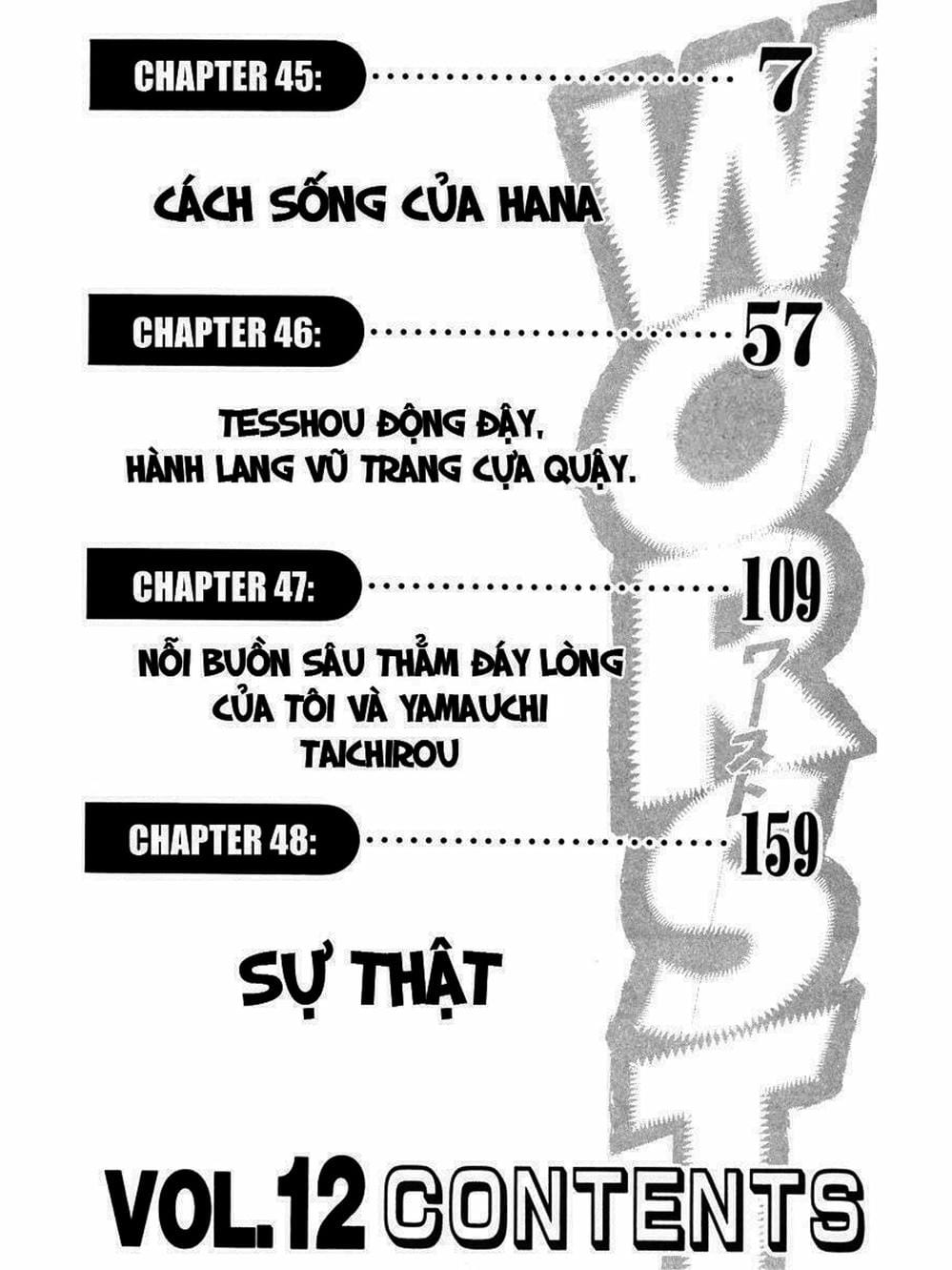 Truyện Tranh Thế Hệ Tồi Tệ Nhất - Worst trang 4