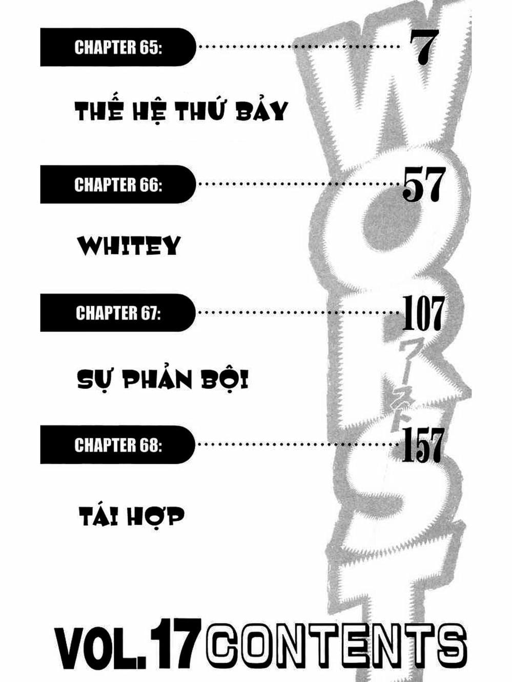 Truyện Tranh Thế Hệ Tồi Tệ Nhất - Worst trang 4