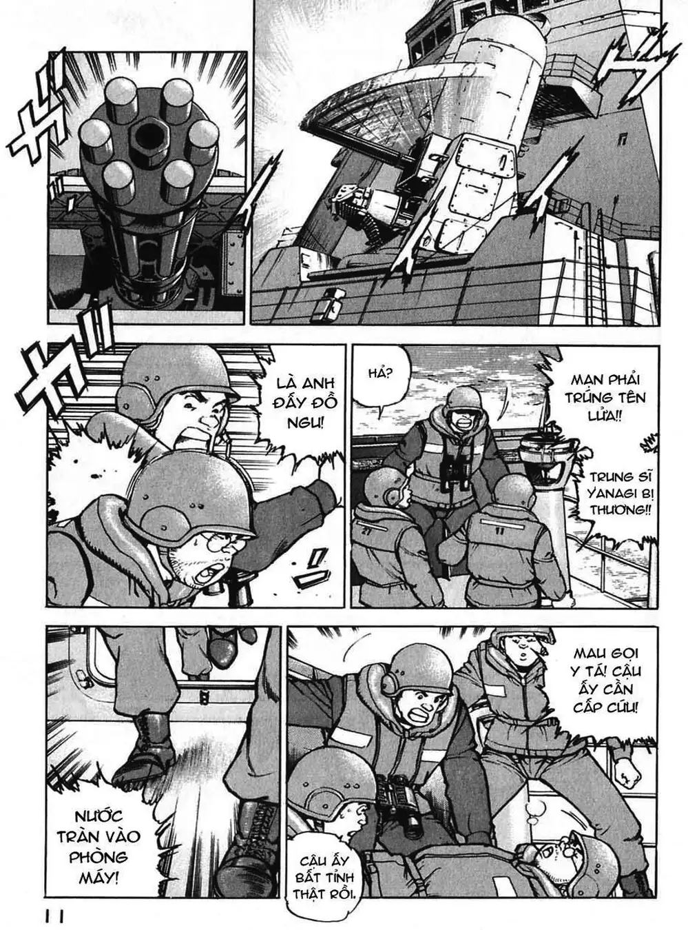 Truyện Tranh Con Diệc Đen - Zipang trang 4