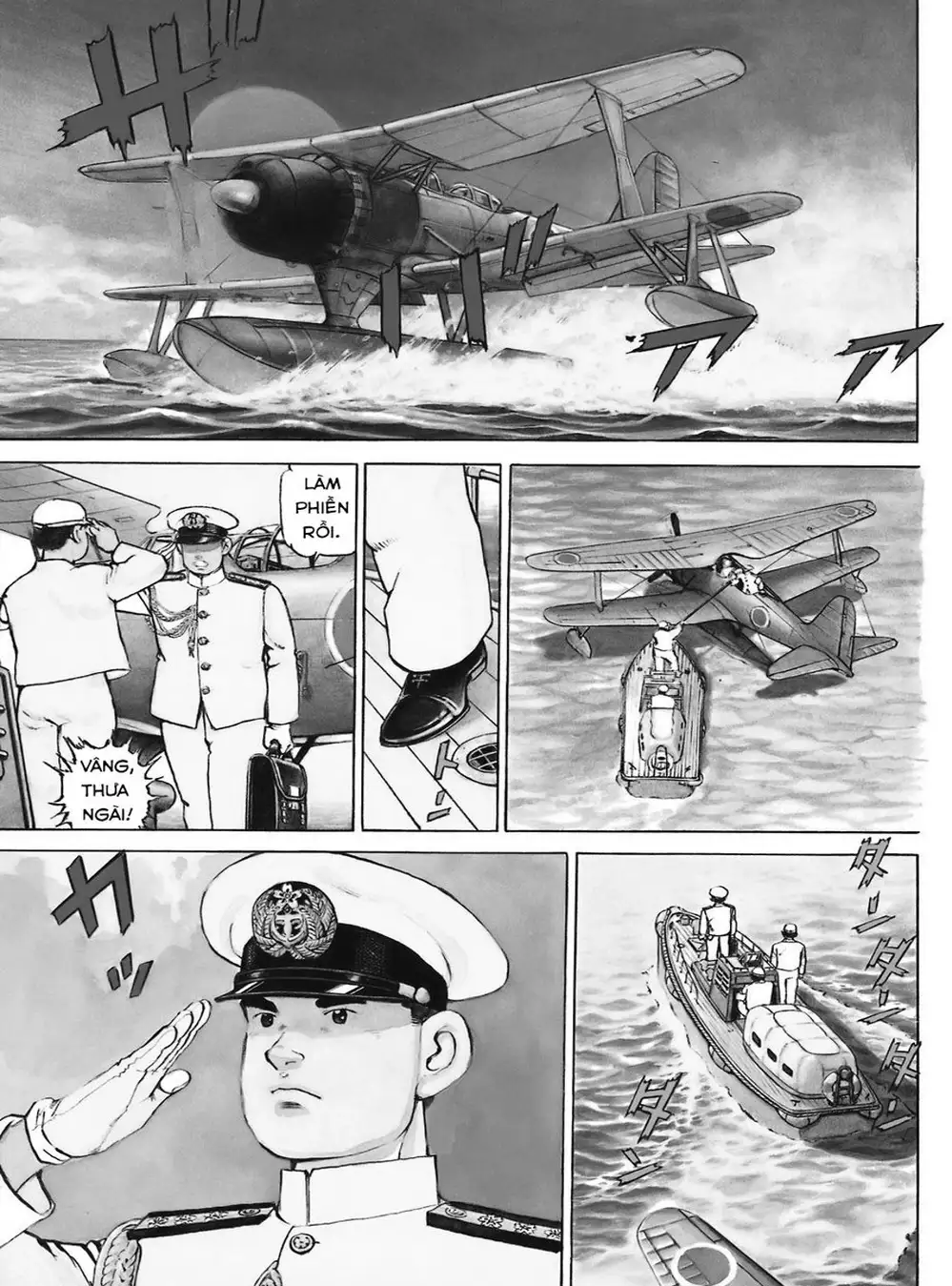 Truyện Tranh Con Diệc Đen - Zipang trang 4