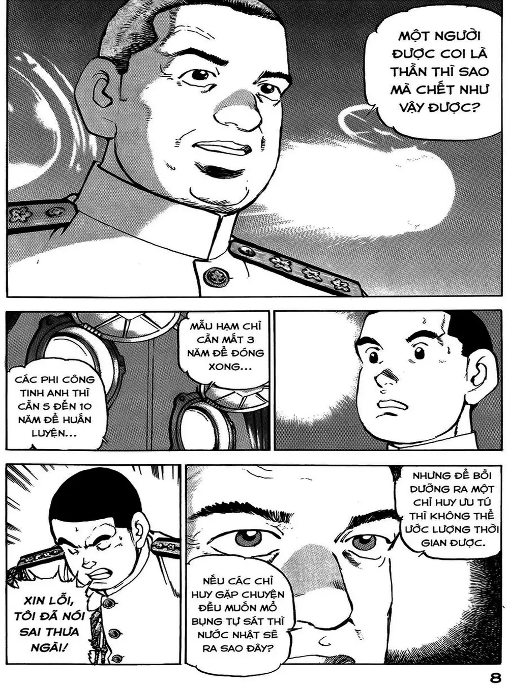 Truyện Tranh Con Diệc Đen - Zipang trang 4