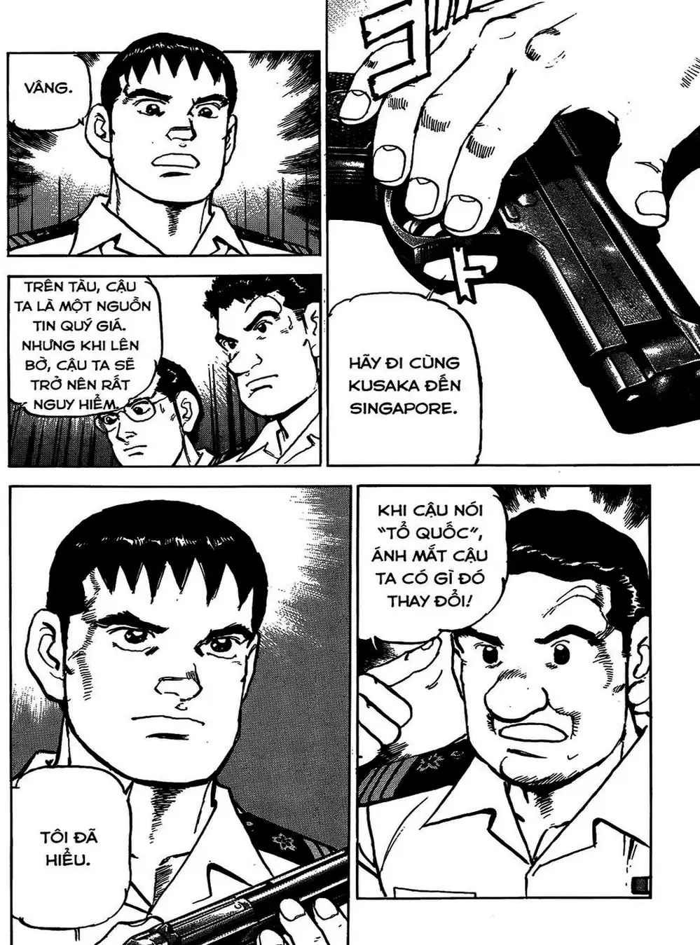 Truyện Tranh Con Diệc Đen - Zipang trang 4