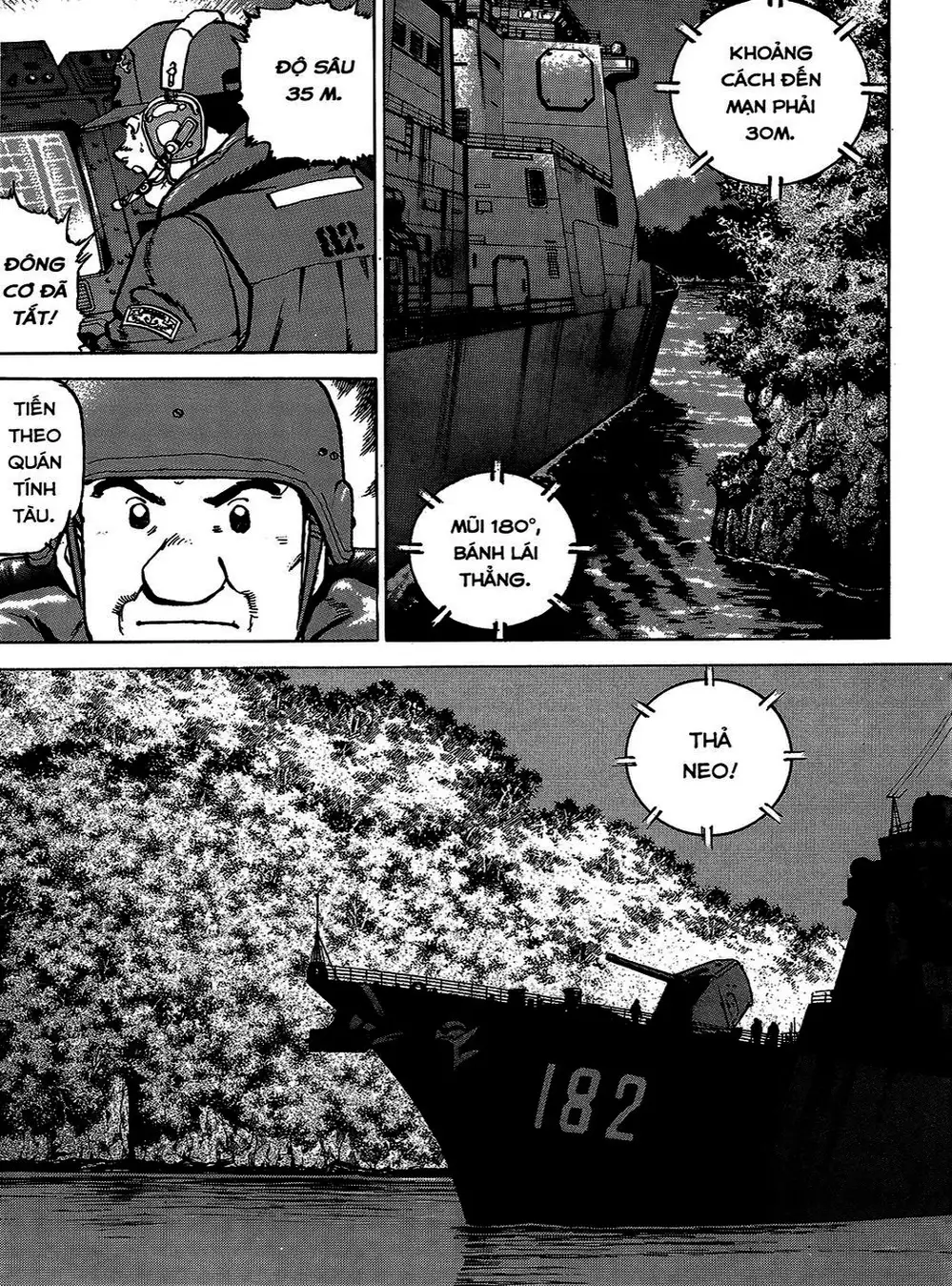 Truyện Tranh Con Diệc Đen - Zipang trang 4