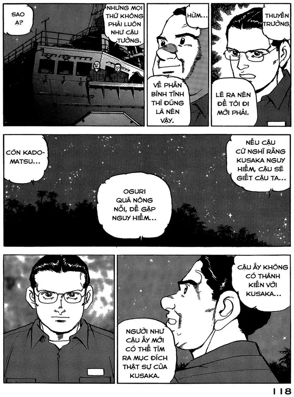 Truyện Tranh Con Diệc Đen - Zipang trang 4