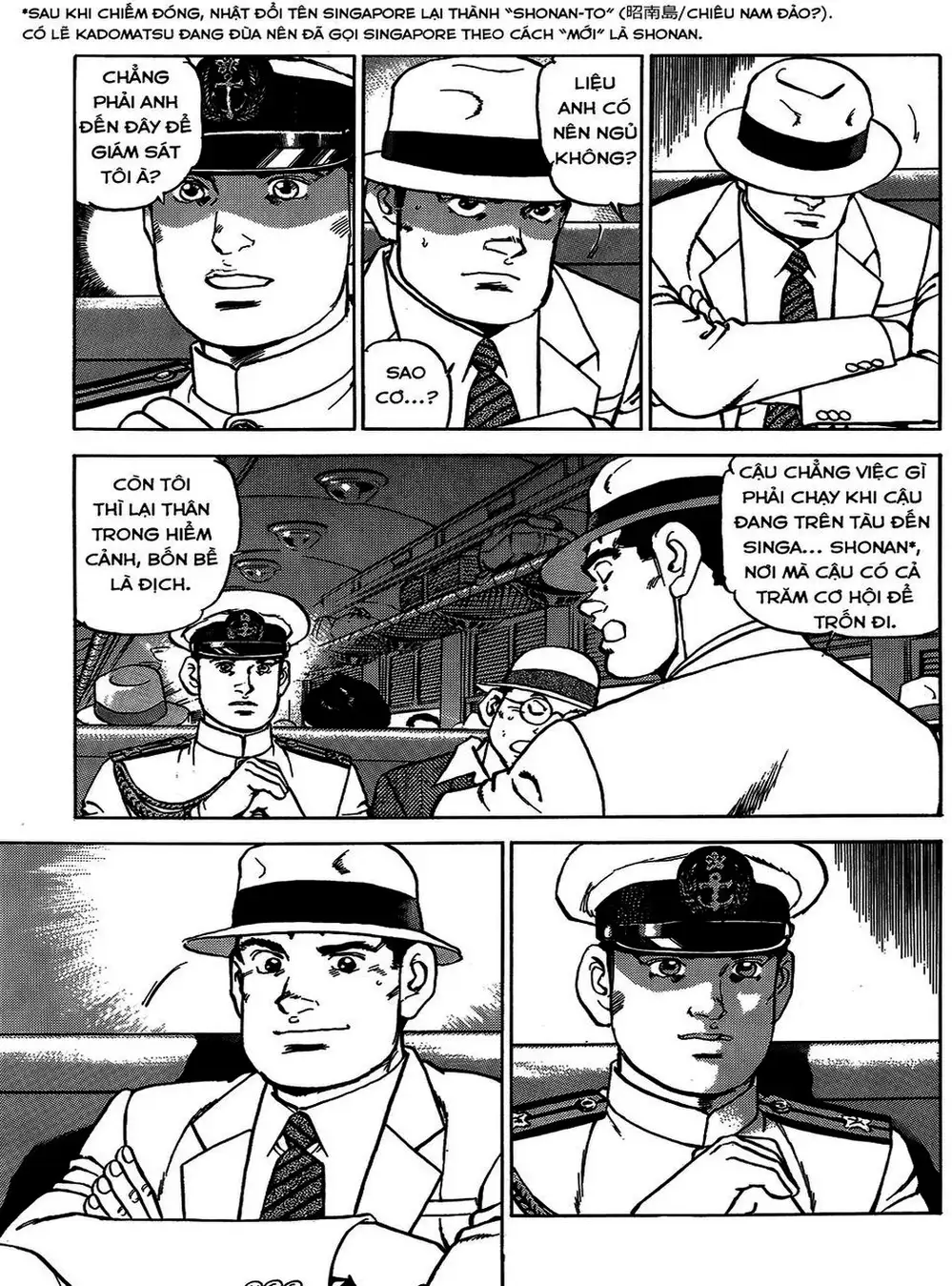 Truyện Tranh Con Diệc Đen - Zipang trang 4