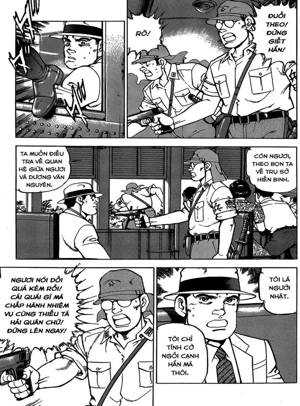 Truyện Tranh Con Diệc Đen - Zipang trang 4