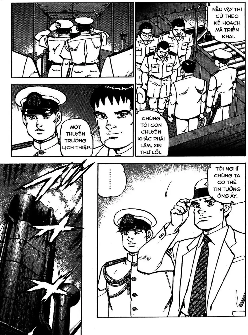 Truyện Tranh Con Diệc Đen - Zipang trang 4