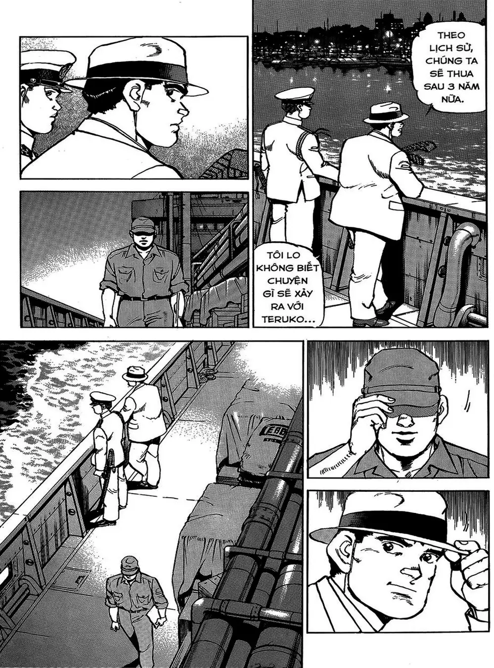 Truyện Tranh Con Diệc Đen - Zipang trang 4