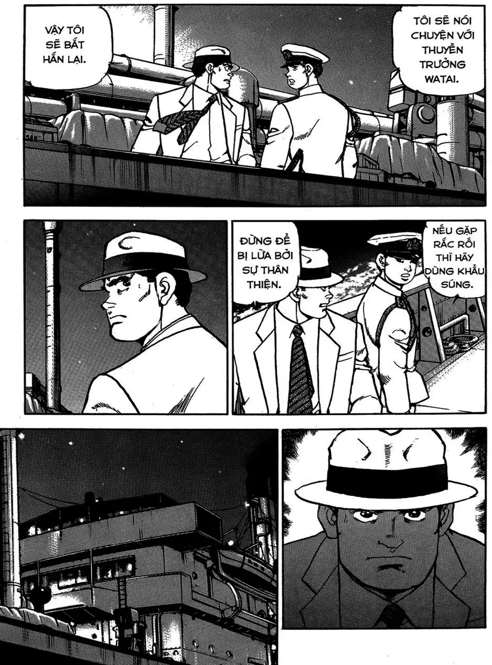 Truyện Tranh Con Diệc Đen - Zipang trang 4