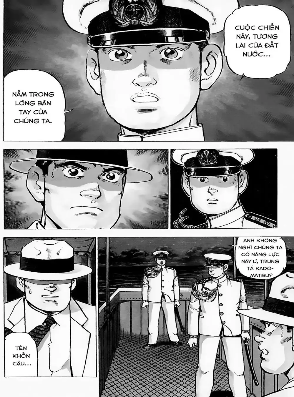 Truyện Tranh Con Diệc Đen - Zipang trang 4