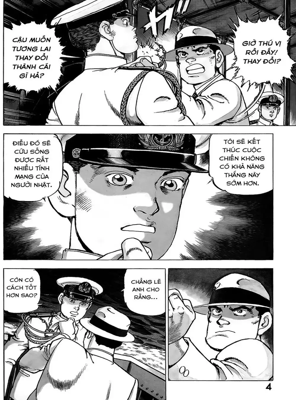 Truyện Tranh Con Diệc Đen - Zipang trang 4