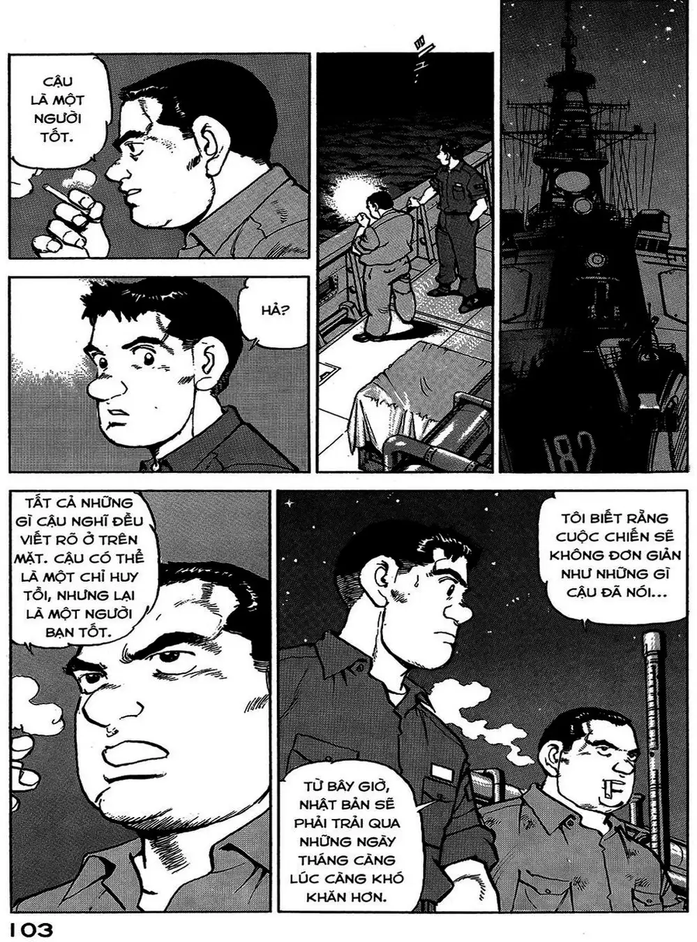 Truyện Tranh Con Diệc Đen - Zipang trang 4