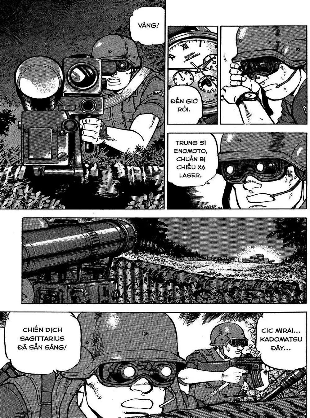 Truyện Tranh Con Diệc Đen - Zipang trang 4