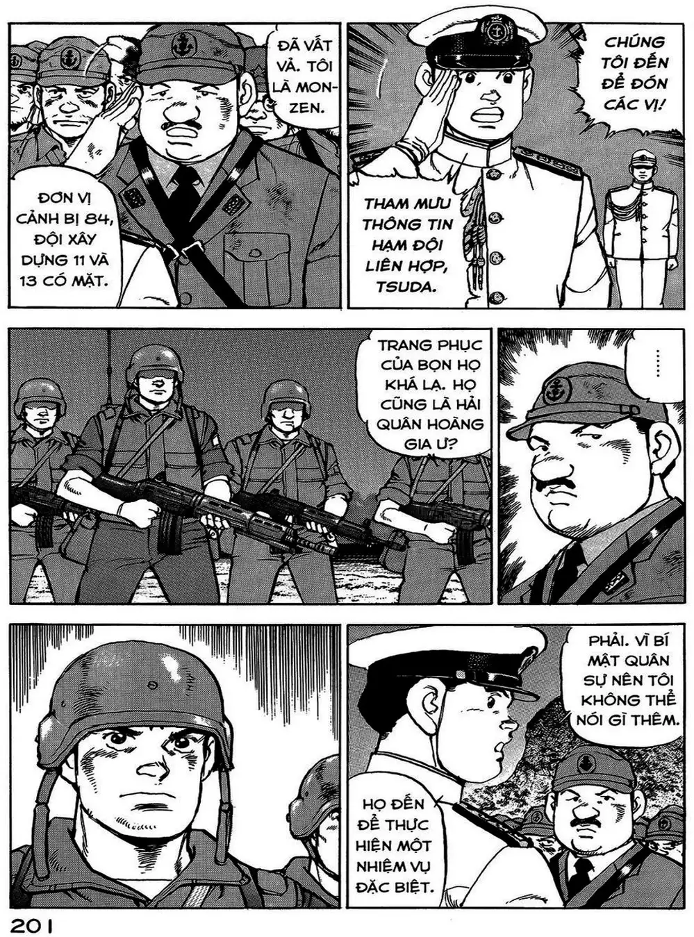 Truyện Tranh Con Diệc Đen - Zipang trang 4