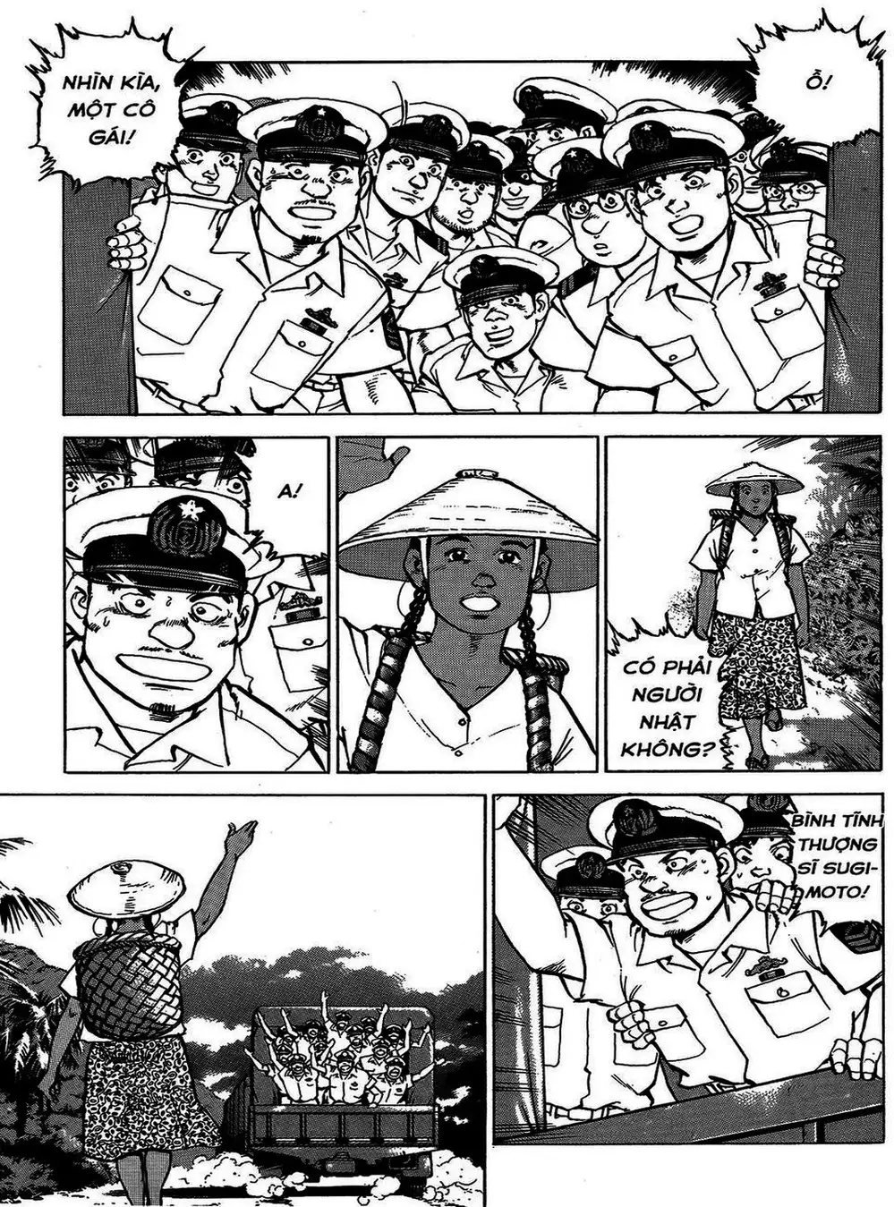 Truyện Tranh Con Diệc Đen - Zipang trang 4