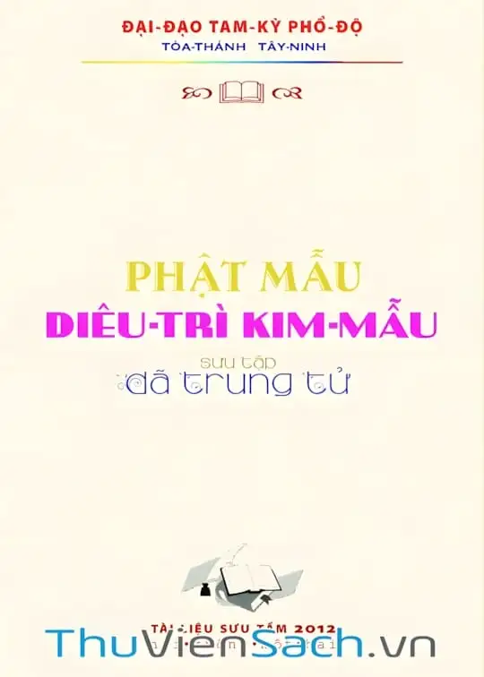 Ảnh bìa sách Phật Mẫu - Diêu Trì Kim Mẫu