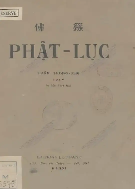 Ảnh bìa sách Phật Lục