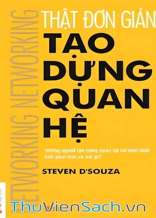 Ảnh bìa sách Thật Đơn Giản - Tạo Dựng Quan Hệ
