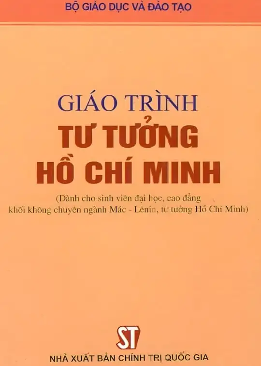Ảnh bìa sách Giáo Trình Tư Tưởng Hồ Chí Minh