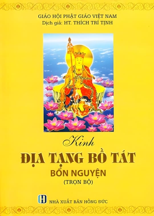 Ảnh bìa sách Kinh Địa Tạng Bồ Tát Bổn Nguyện
